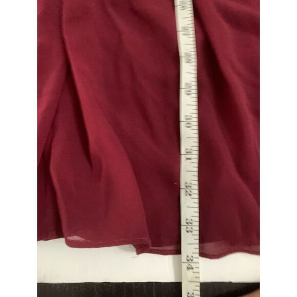 Lulus NWT Burgundy Lace Detail Dress - Picture 14 of 14